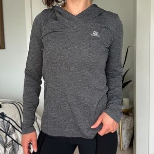 Salomon long sleeve hooded sweatshirt